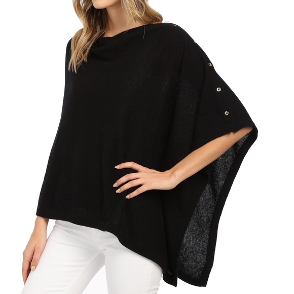 Lilly Pulitzer Black Harp Cashmere Wrap 